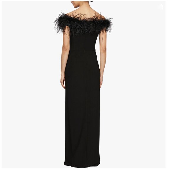 Alex Evenings Long Length Off The Shoulder Gown NWT - Picture 2 of 9